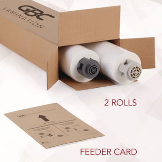 EZload Roll Film, Nap I, 1.5 mil, 25" x 500 ft, Gloss Clear, 2/Box
