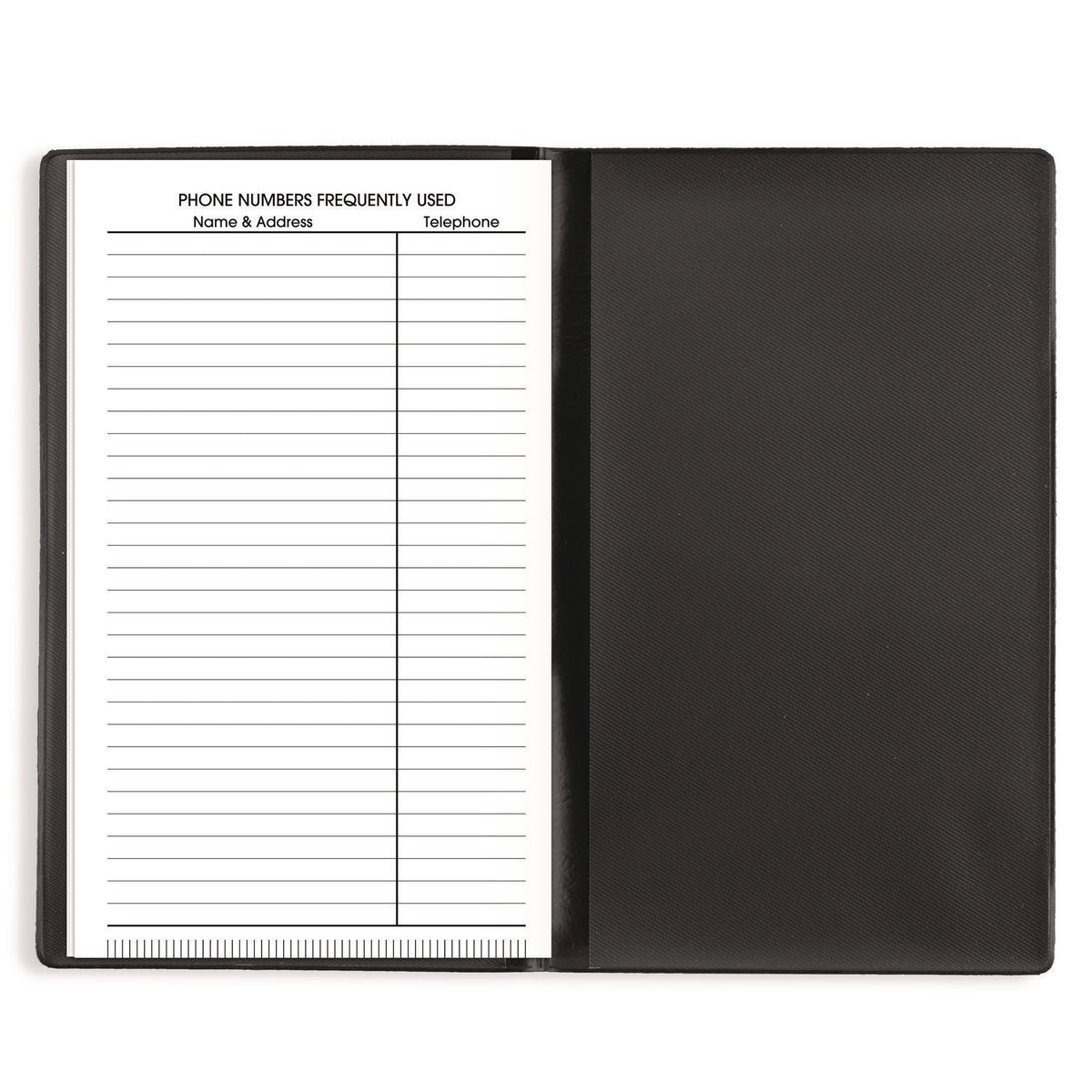 DayMinder 2024 Monthly Planner, Black, Pocket, 3 1/2" x 6" - Pocket Size - Julian Dates - Monthly - 14 Month - December 2023 - January 2025 - 1 Month Double Page Layout - 3 1/2" x 6" White Sheet - Stapled - Leather - Black - Simulated Leather, Paper,