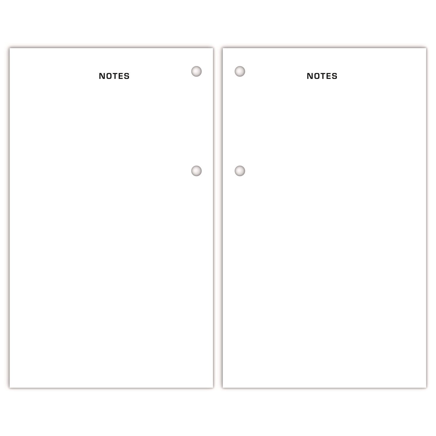 Two-Color Desk Calendar Refill, 3.5 x 6, White Sheets, 12-Month (Jan to Dec): 2024 - 4