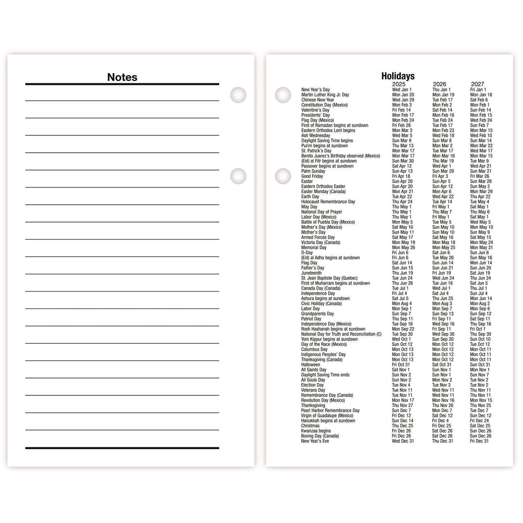 At-A-Glance Financial Desk Calendar Refill - Standard Size - Julian Dates - Daily - 12 Month - January 2024 - December 2024 - 1 Day Double Page Layout - 3 1/2" x 6" White Sheet - Desktop - White - Flexible, Reference Calendar - 1 Each