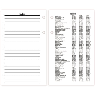 At-A-Glance Financial Desk Calendar Refill - Standard Size - Julian Dates - Daily - 12 Month - January 2024 - December 2024 - 1 Day Double Page Layout - 3 1/2" x 6" White Sheet - Desktop - White - Flexible, Reference Calendar - 1 Each