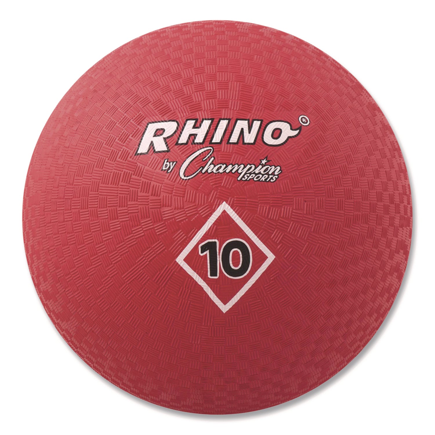 Playground Ball, 10" Diameter, Red - 1