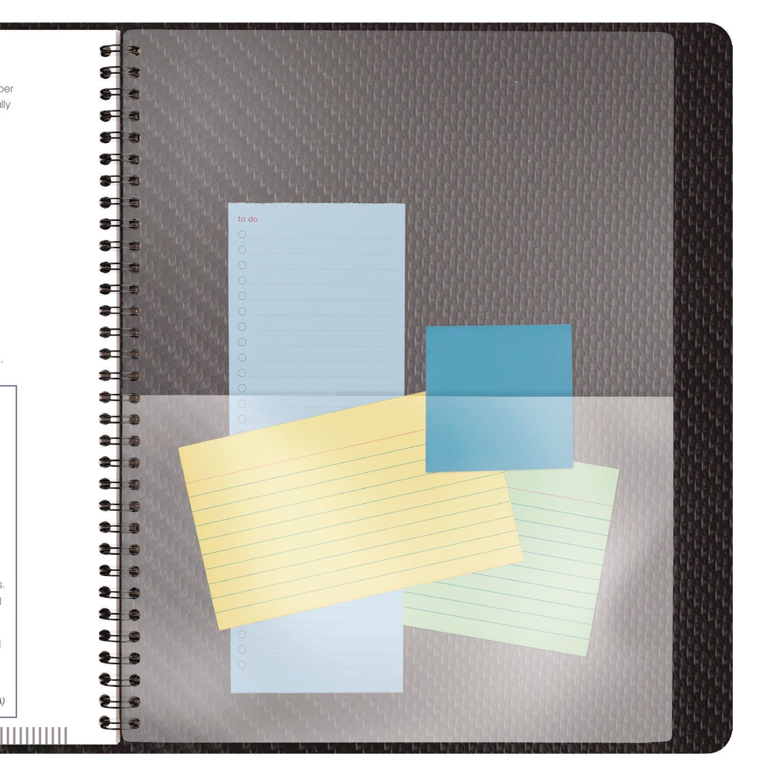 Contemporary Monthly Planner, Premium Paper, 11 x 9, Graphite Cover, 12-Month (Jan to Dec): 2024 - 5