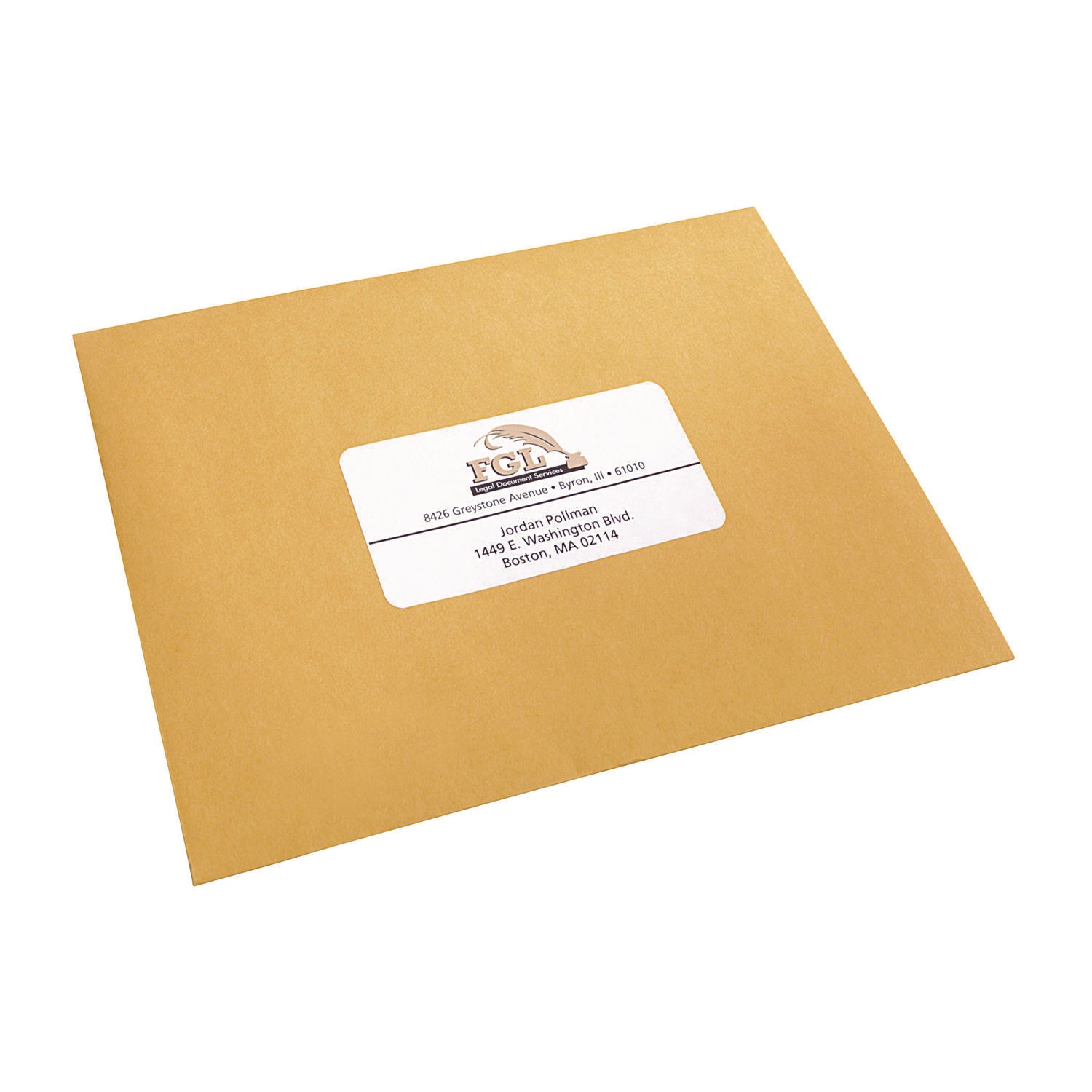 White Shipping Labels-Bulk Packs, Inkjet/Laser Printers, 2 x 4, White, 10/Sheet, 250 Sheets/Box