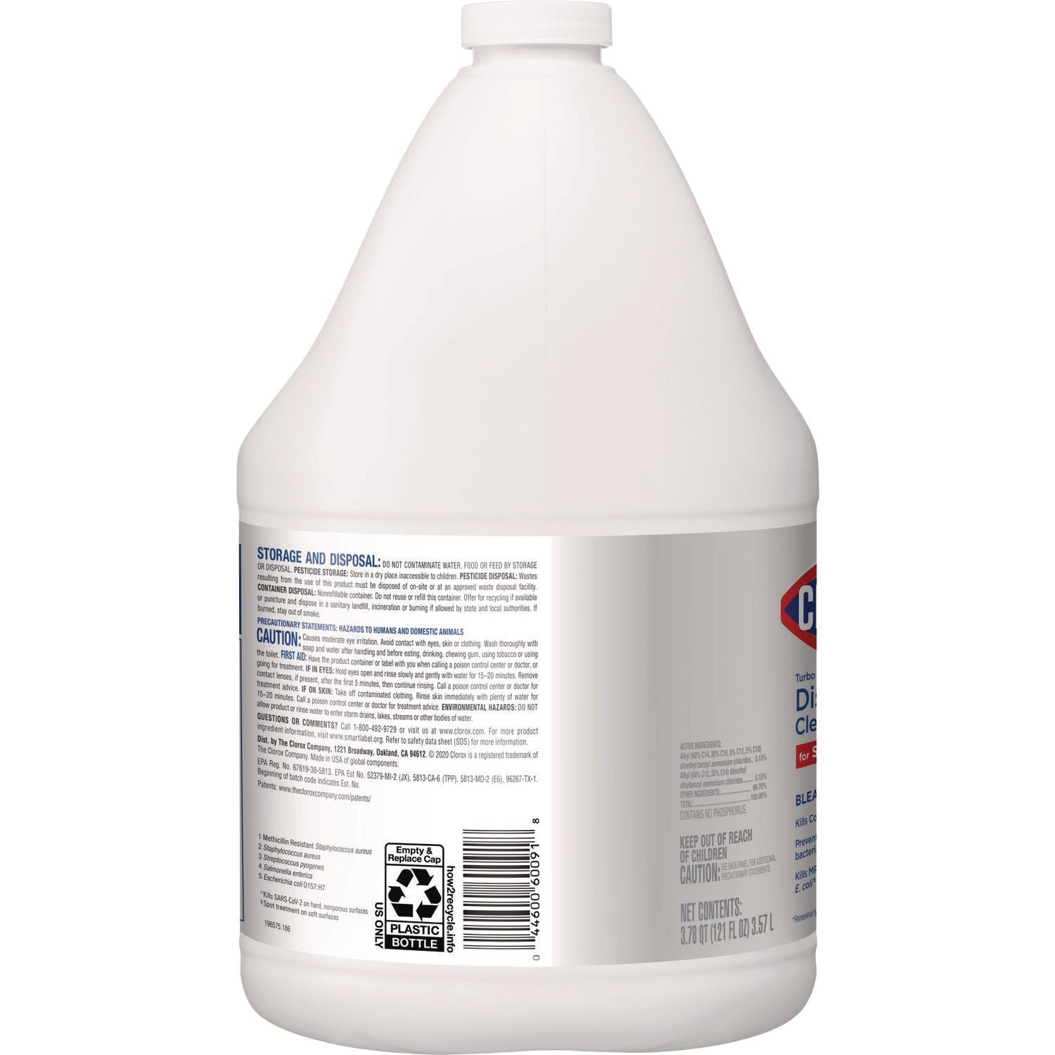 Turbo Pro Disinfectant Cleaner for Sprayer Devices, 121 oz Bottle, 3/Carton - 3