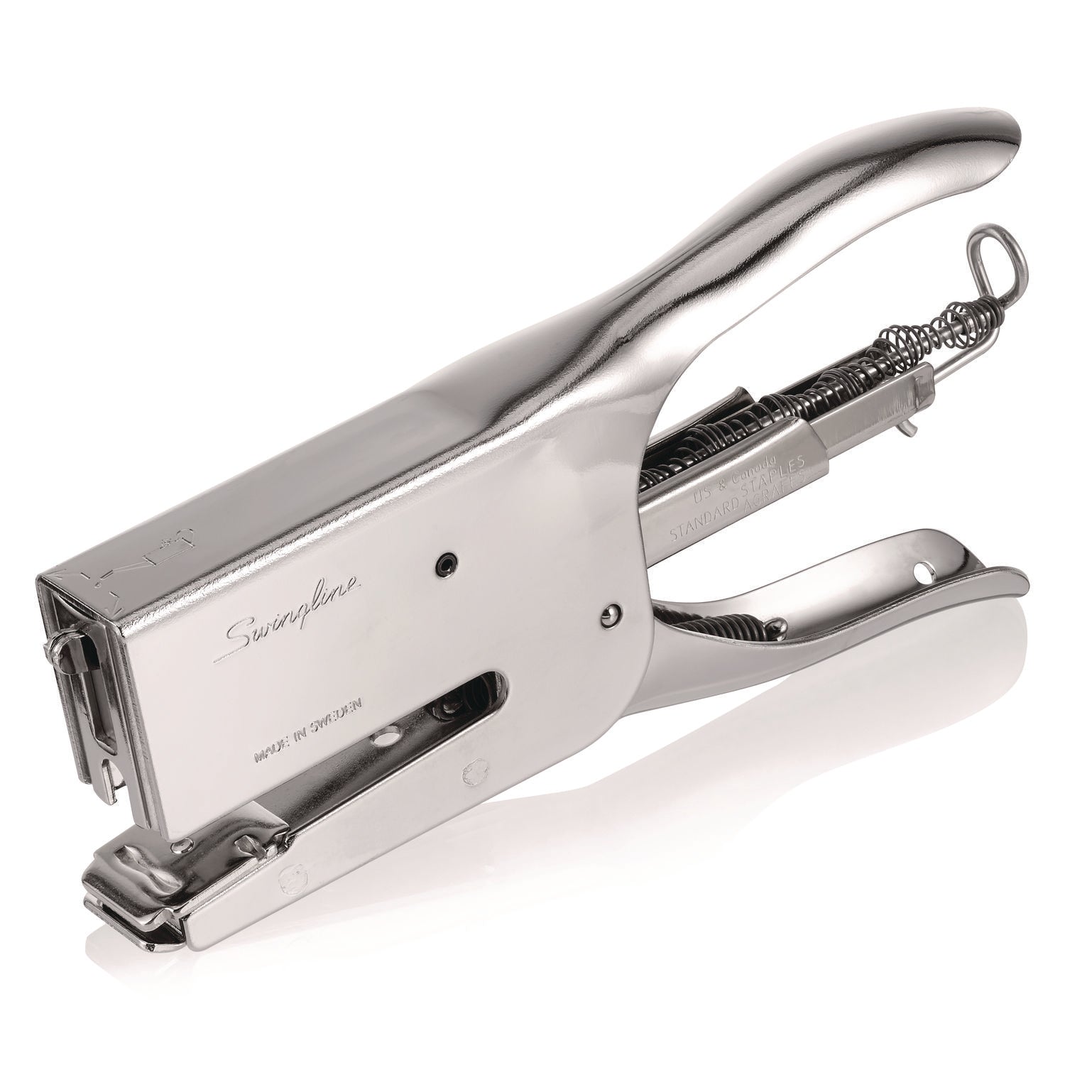 Classic K1 Plier Stapler, 50-Sheet Capacity, 0.25" to 0.31" Staples, 2" Throat, Chrome - 4