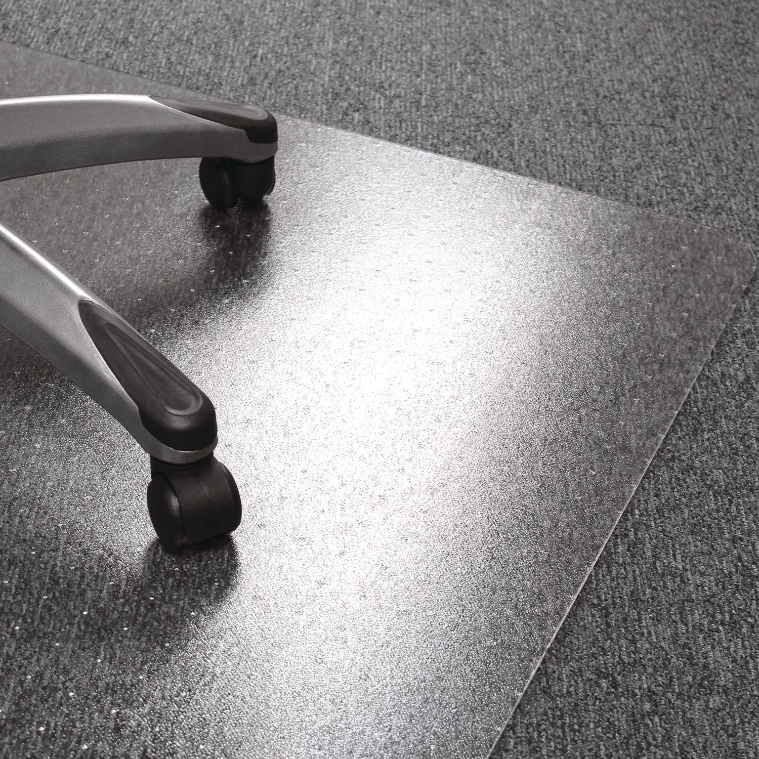 Cleartex Ultimat Chair Mat for High Pile Carpets, 60 x 48, Clear - 5