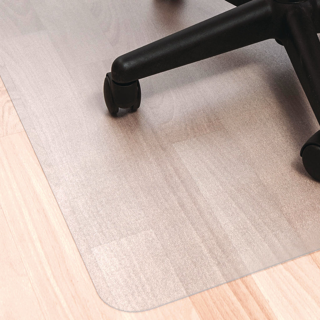 Ecotex Marlon BioPlus Rectangular Polycarbonate Chair Mat for Hard Floors, Rectangular, 29 x 47, Clear