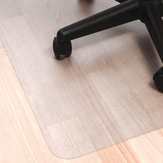 Ecotex Marlon BioPlus Rectangular Polycarbonate Chair Mat for Hard Floors, Rectangular, 29 x 47, Clear