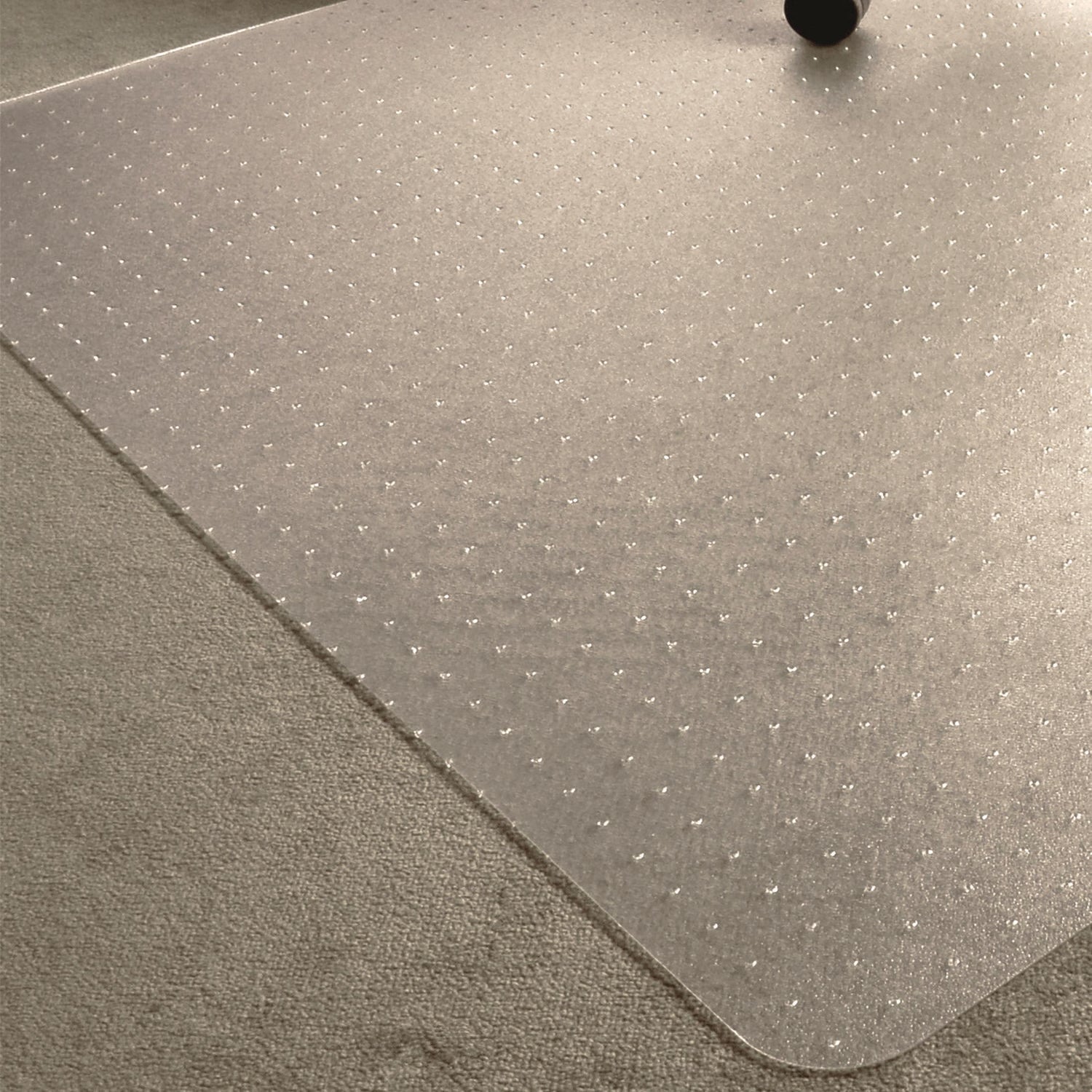 Ecotex Marlon BioPlus Rectangular Polycarbonate Chair Mat for Low/Medium Pile Carpets, Rectangular, 35 x 47, Clear
