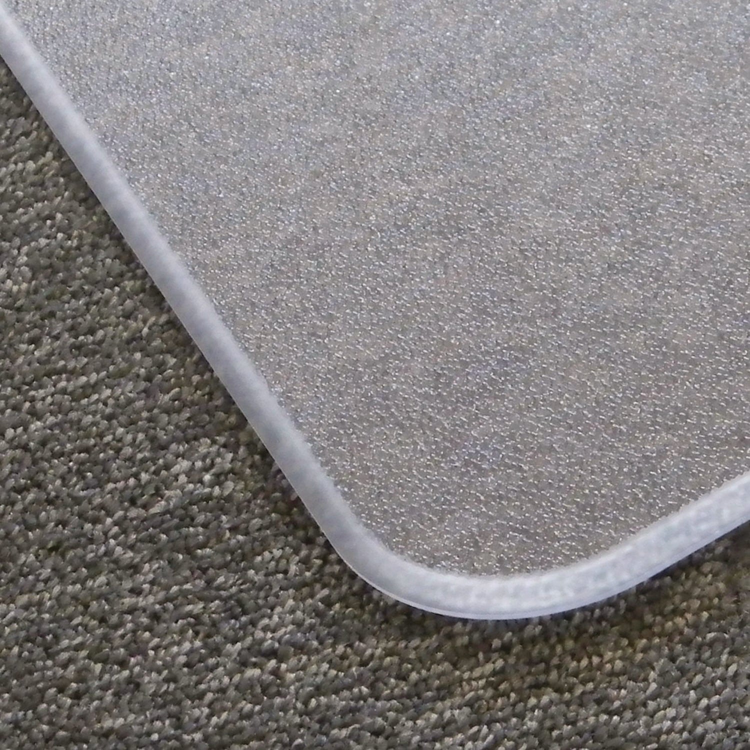 Cleartex MegaMat Heavy-Duty Polycarbonate Mat for Hard Floor/All Carpet, 46 x 53, Clear