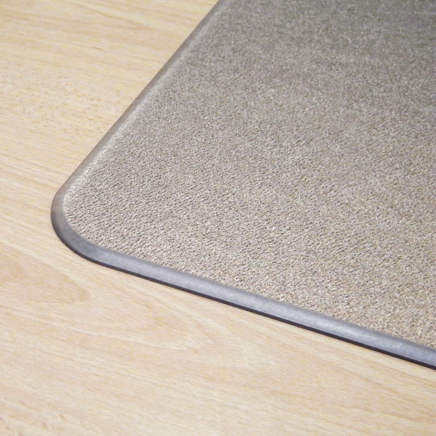 Cleartex MegaMat Heavy-Duty Polycarbonate Mat for Hard Floor/All Carpet, 46 x 60, Clear