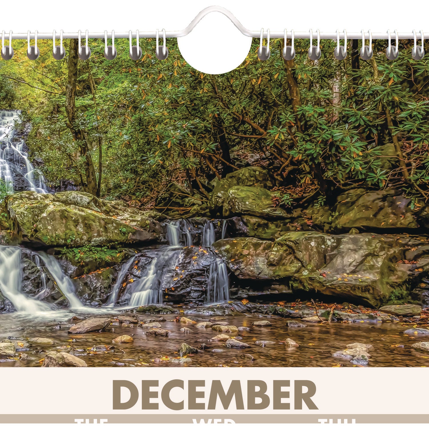 Scenic Three-Month Wall Calendar, Scenic Landscape Photography, 12 x 27, White Sheets, 14-Month (Dec to Jan): 2023 to 2025 - 4