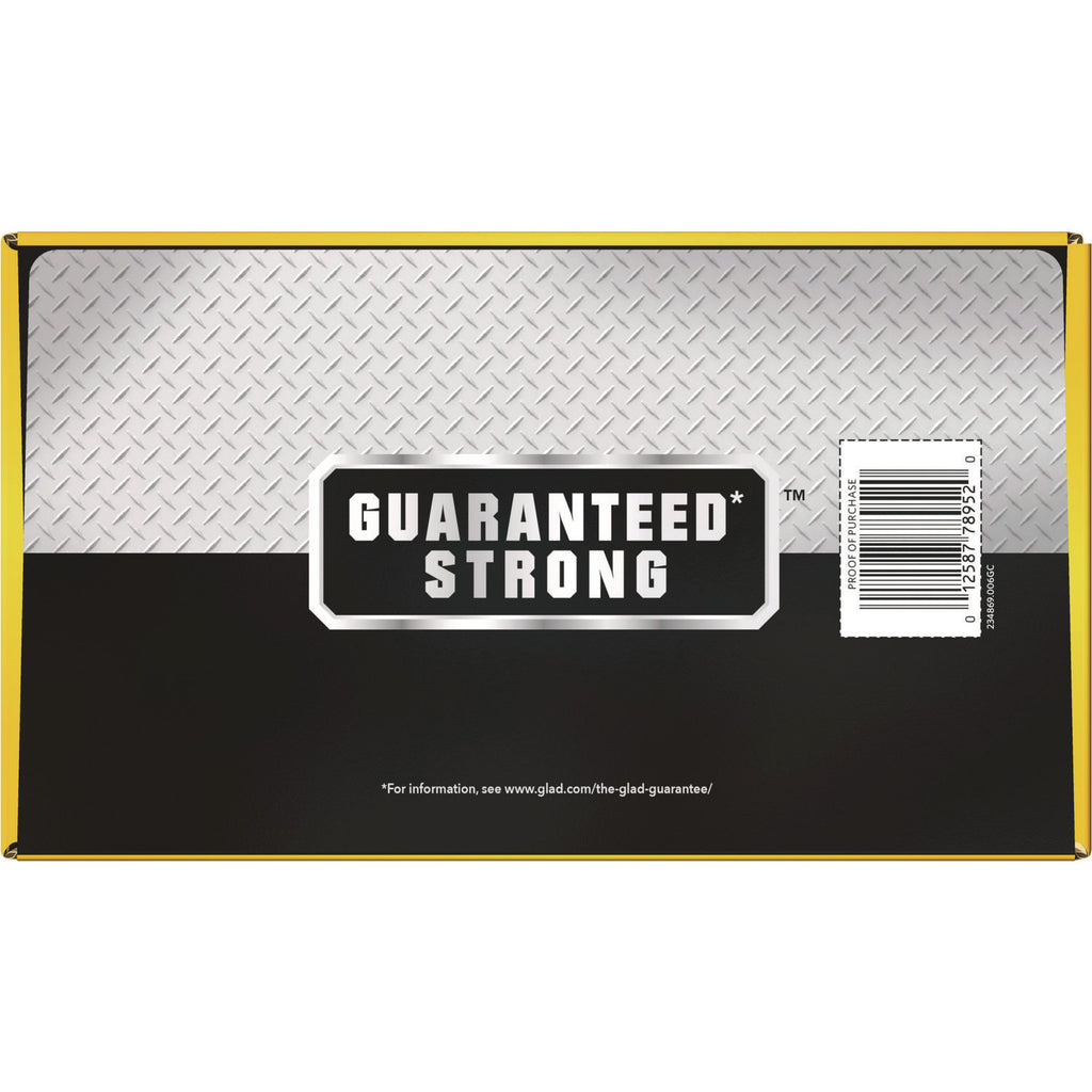 Drawstring Large Trash Bags, 30 gal, 1.05 mil, 30" x 33", Black, 90/Carton - 8