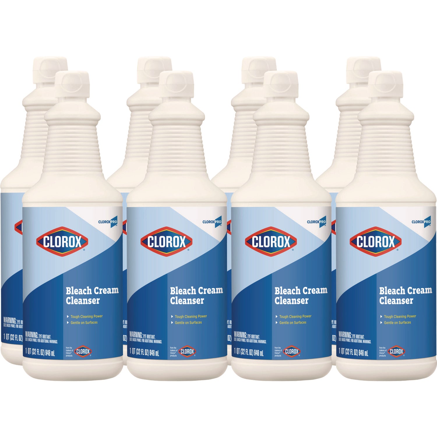 Bleach Cream Cleanser, Fresh Scent, 32 oz Bottle, 8/Carton - 1