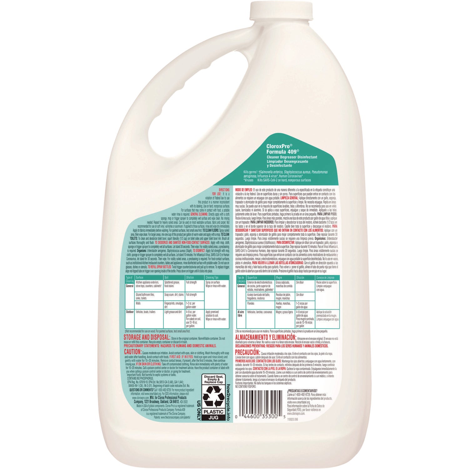 Cleaner Degreaser Disinfectant, 128 oz Refill - 5