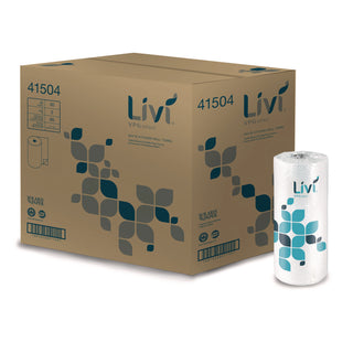 Livi Solaris Paper Two-ply Kitchen Roll Towel - 2 Ply - 9" x 11" - 85 Sheets/Roll - White - Fiber - Absorbent, Eco-friendly, Soft, Embossed - For Kitchen - 30 / Carton