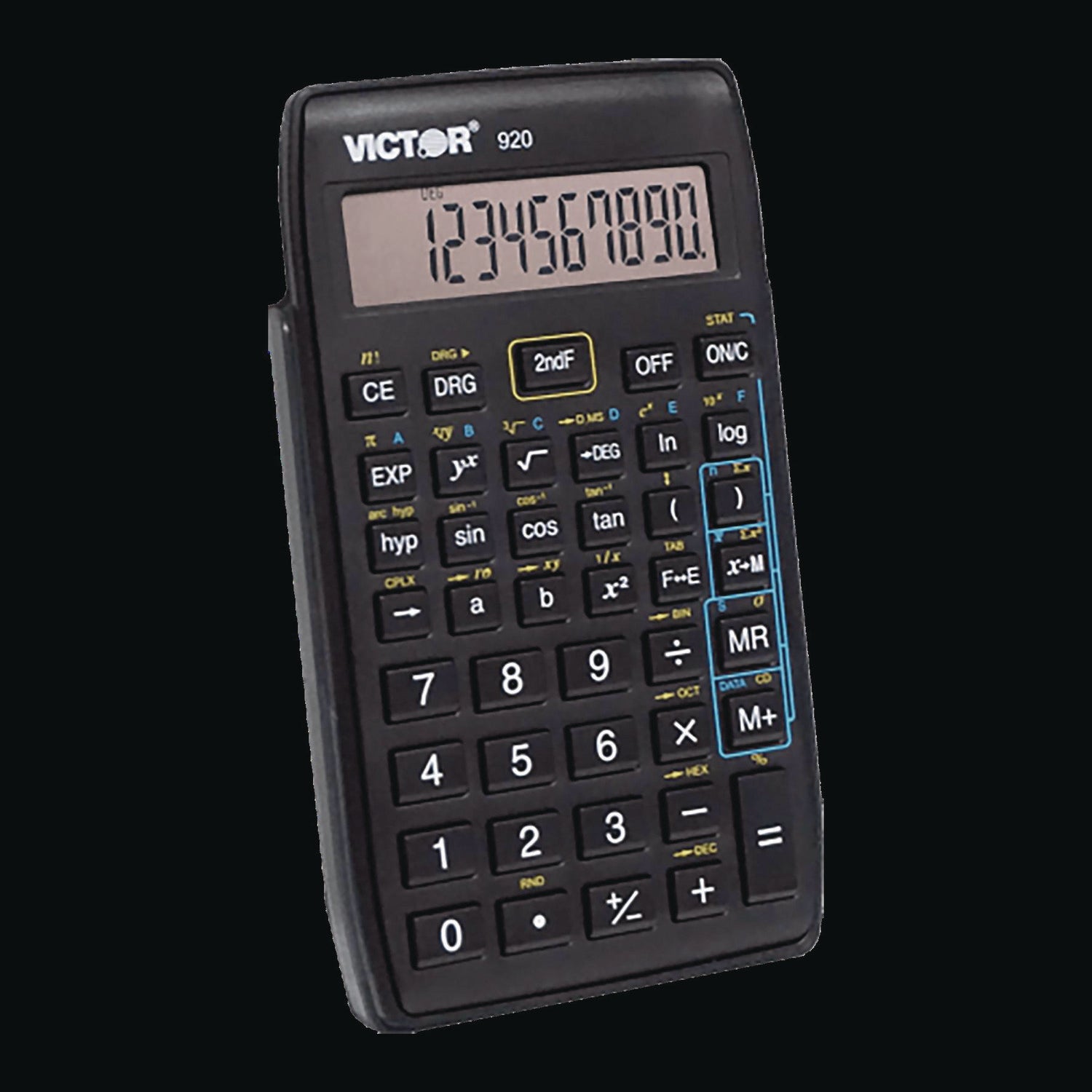 920 Compact Scientific Calculator with Hinged Case, 10-Digit LCD - 2