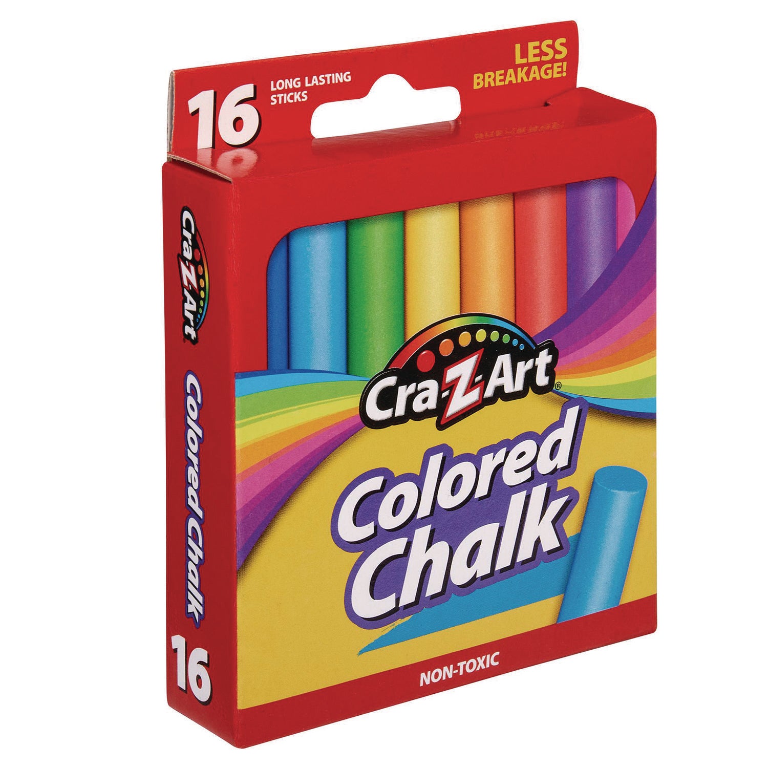 Colored Chalk, Assorted Colors, 16/Pack