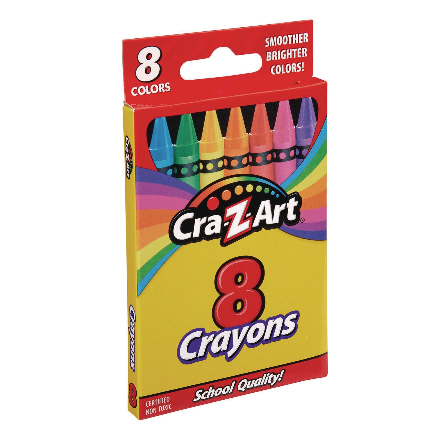 Crayons, 8 Assorted Colors, 8/Pack - 3