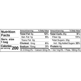 Sahale Snacks Fruit/Nut Trail Snack Mix - Non-GMO, Gluten-free - Fruit and Nut - 1.50 oz - 18 / Carton