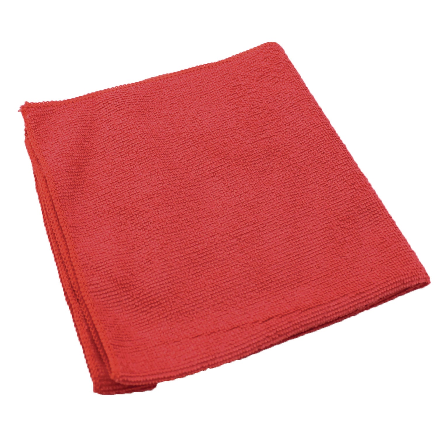 Lightweight Microfiber Cloths, 16 x 16, Red, 240/Carton - 4