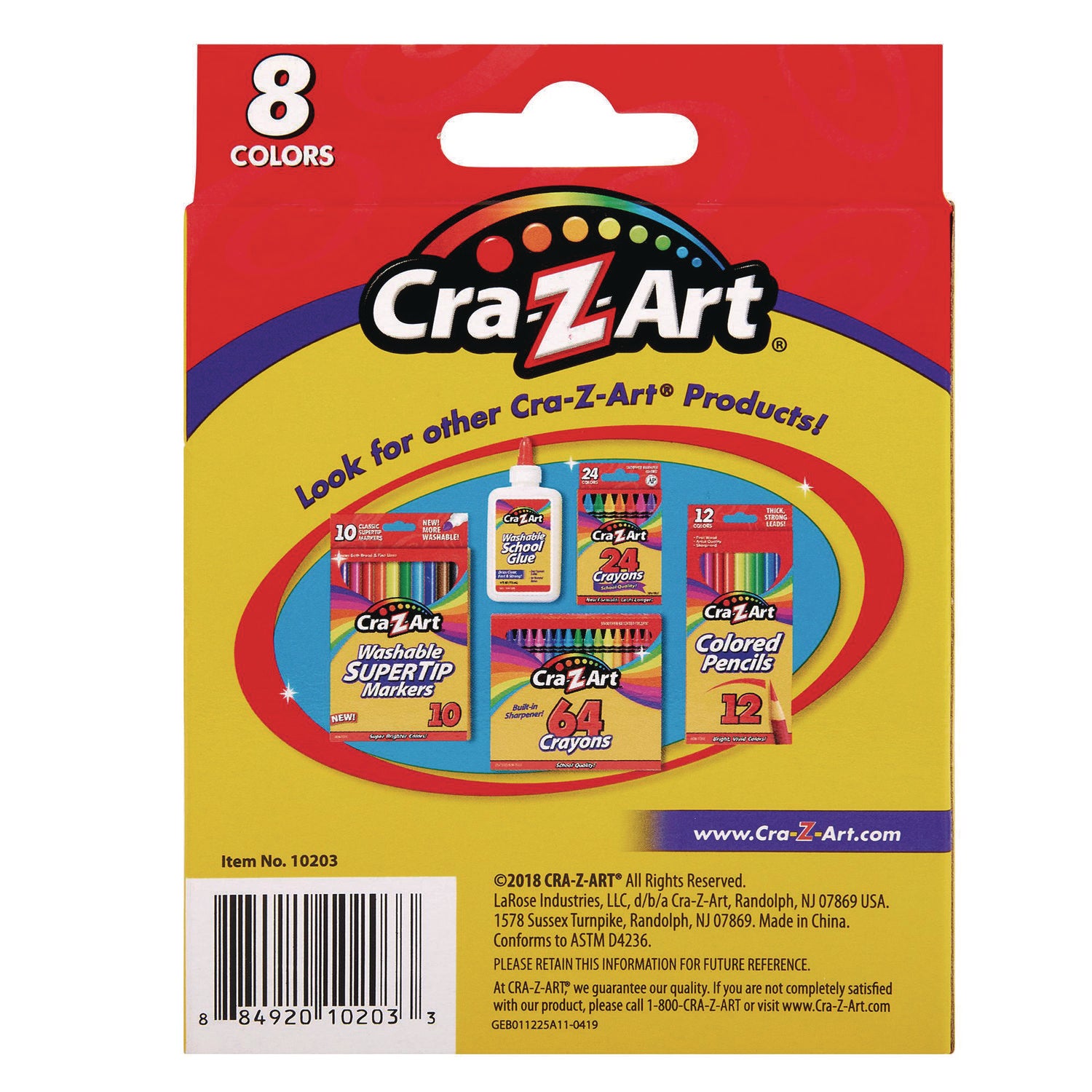 Jumbo Crayons, 8 Assorted Colors, 8/Pack - 2