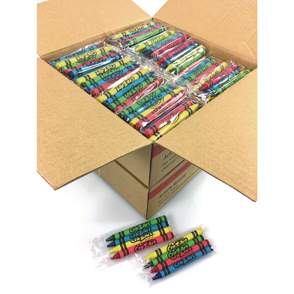 Washable Crayons, Assorted, 4/Pack - 4