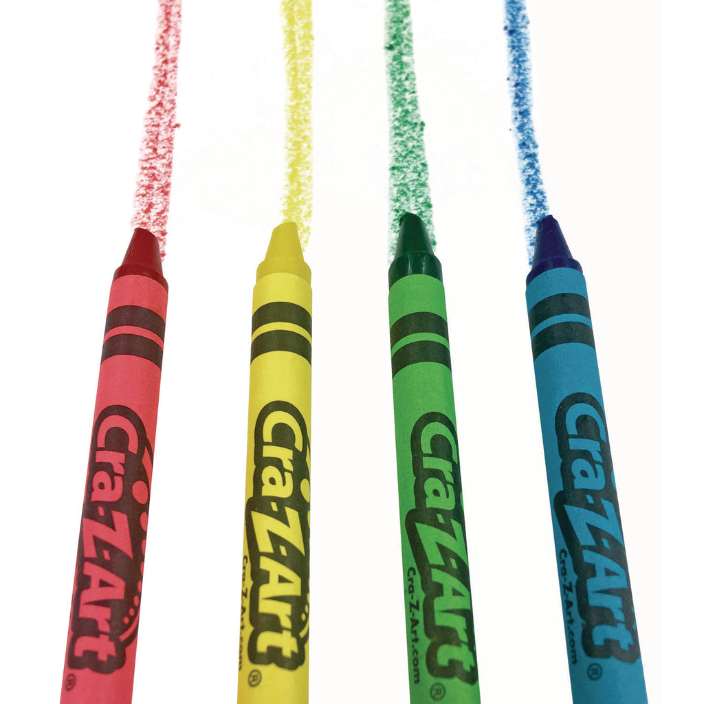 Washable Crayons, Assorted, 4/Pack - 6