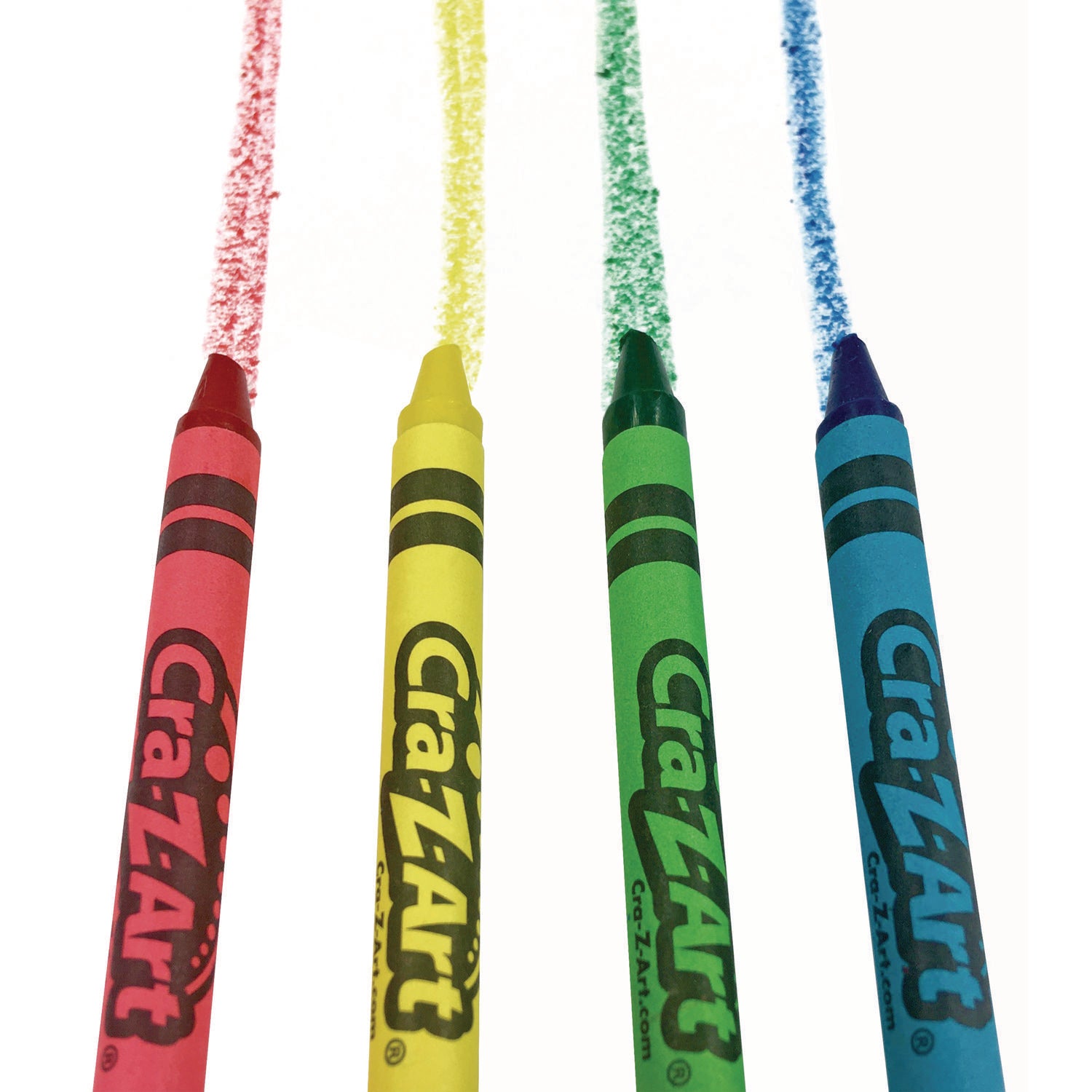 Washable Crayons, Assorted, 4/Pack - 6