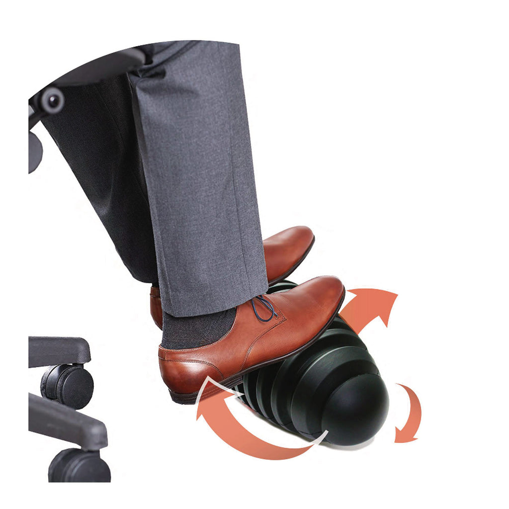 AFS-TEX Dynamic Foot Rest, 16w x 7d x 7h, Midnight Black - 7
