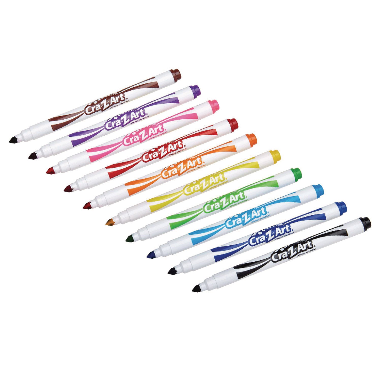 Washable SuperTip Markers, Fine/Broad Bullet Tips, Assorted Colors, 10/Set - 4
