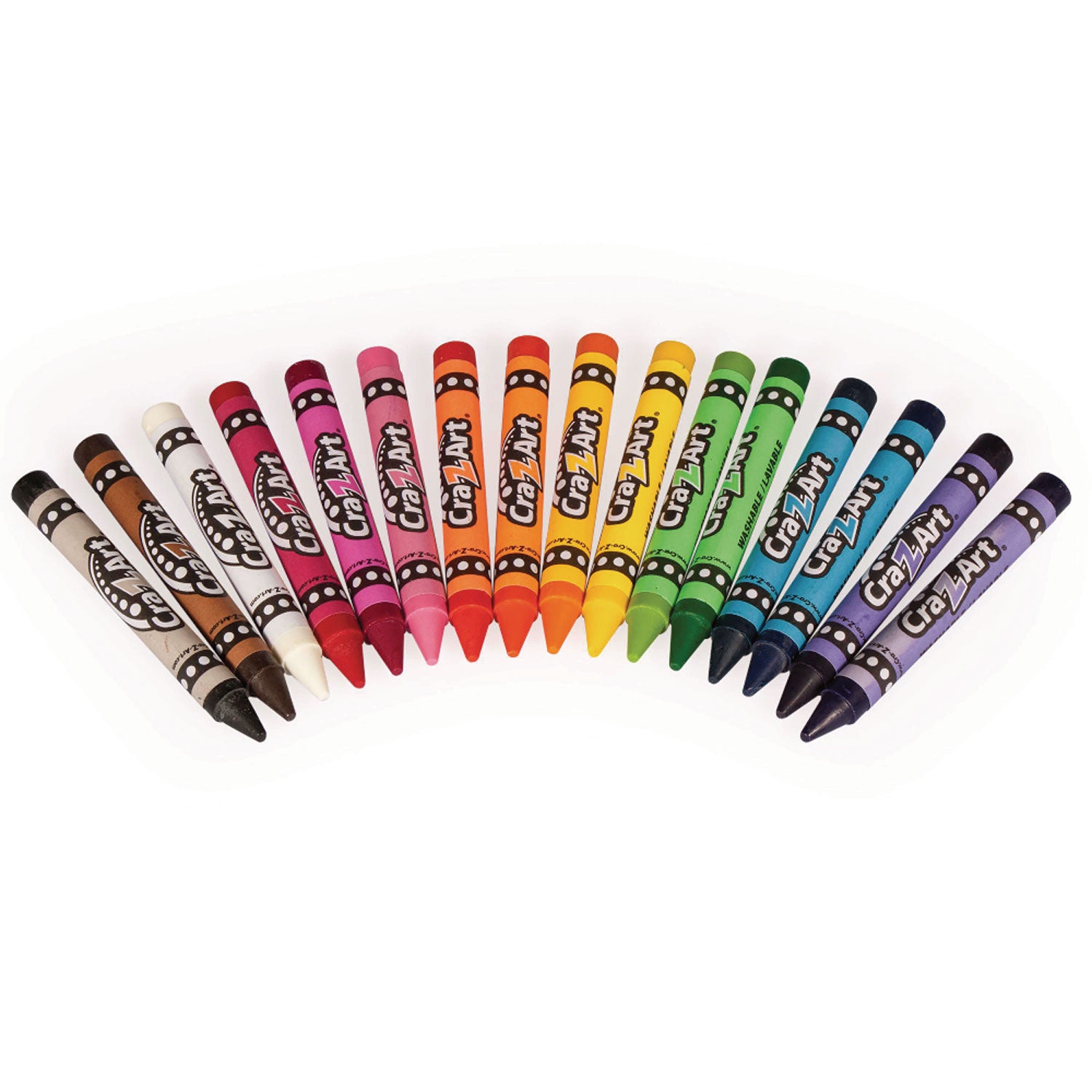 Washable Jumbo Crayons, 16 Assorted Colors, 16/Pack - 4