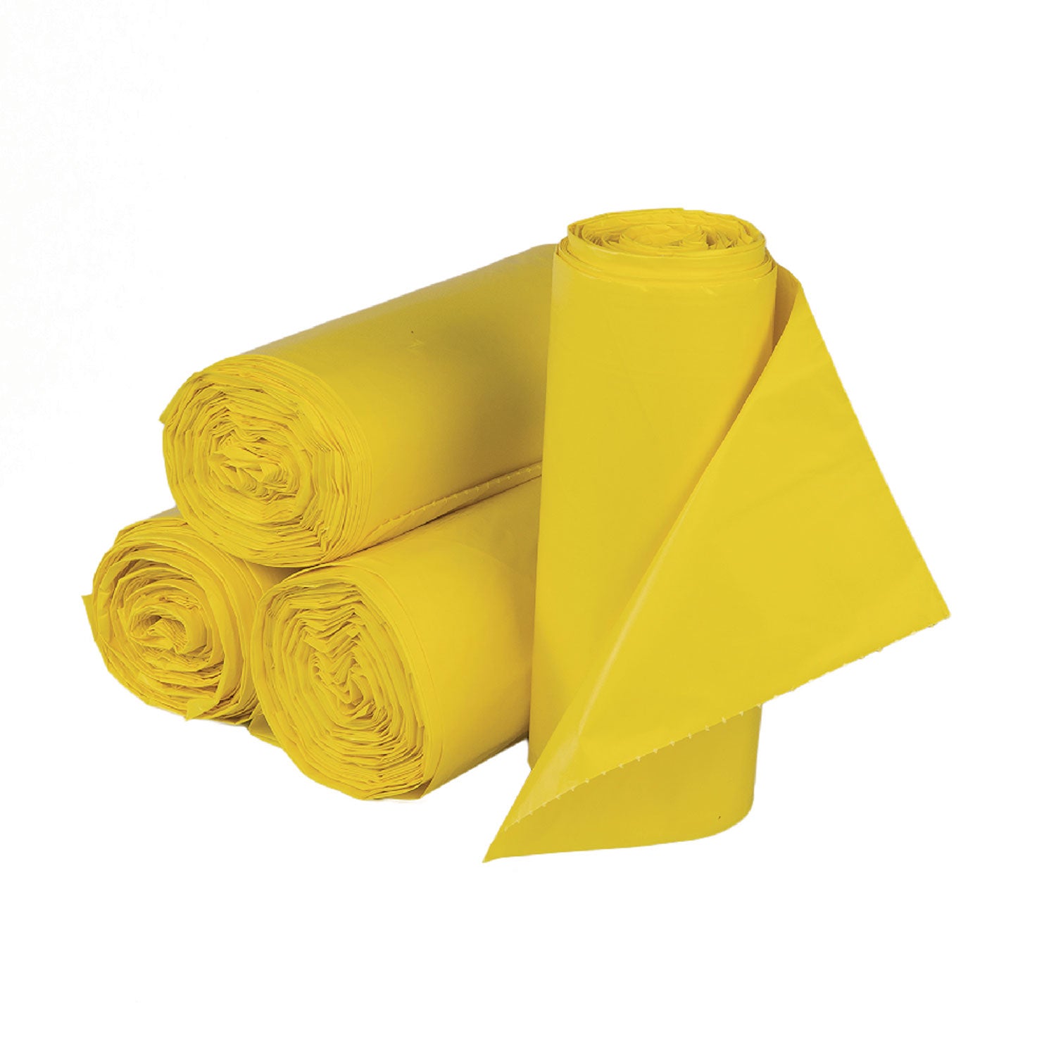 30X43 115 Mil Lldpe Yellow Can Liner 150/Cs