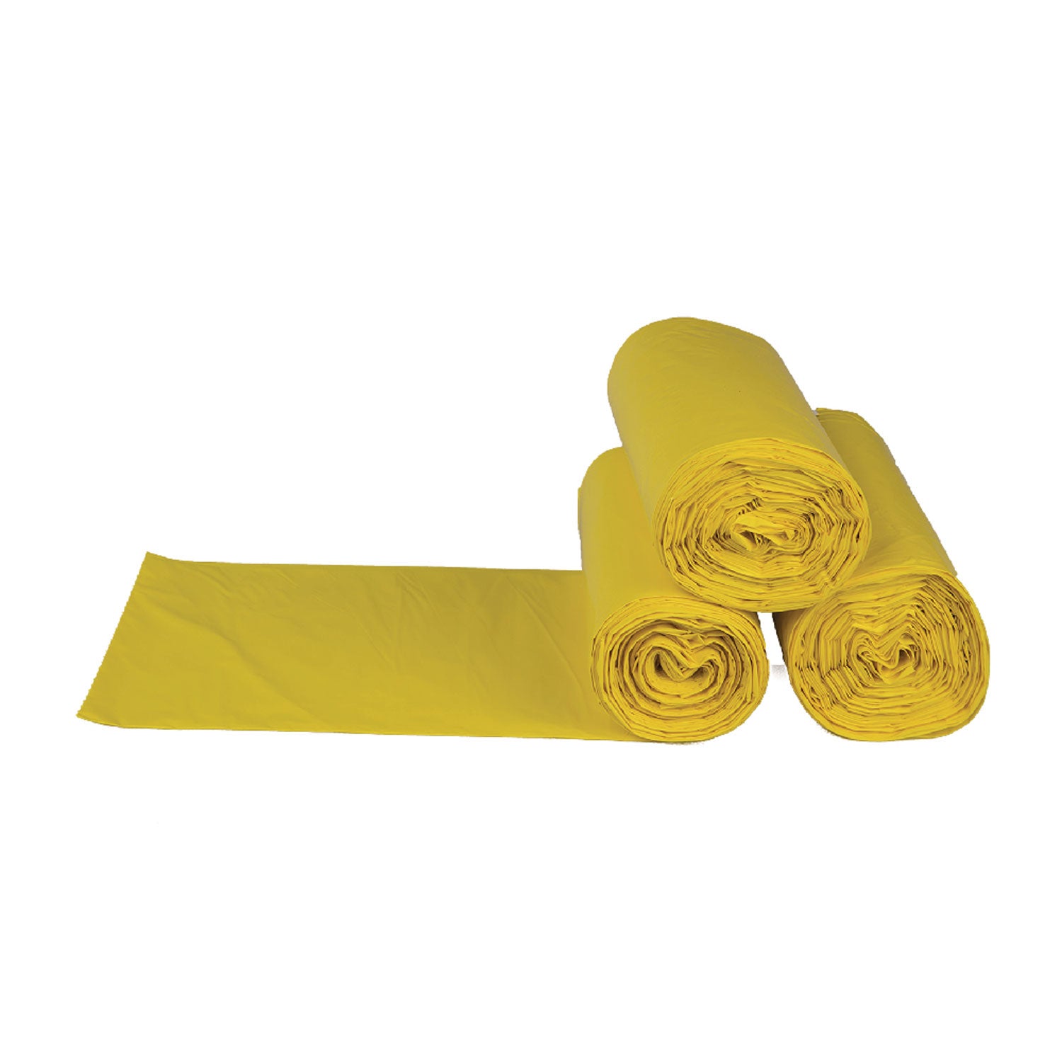 30X43 115 Mil Lldpe Yellow Can Liner 150/Cs