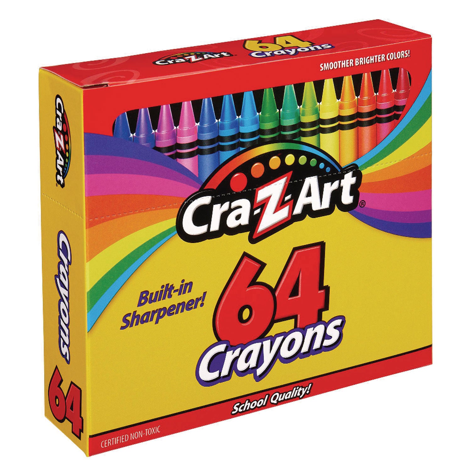 Crayons, 64 Assorted Colors, 64/Pack - 3