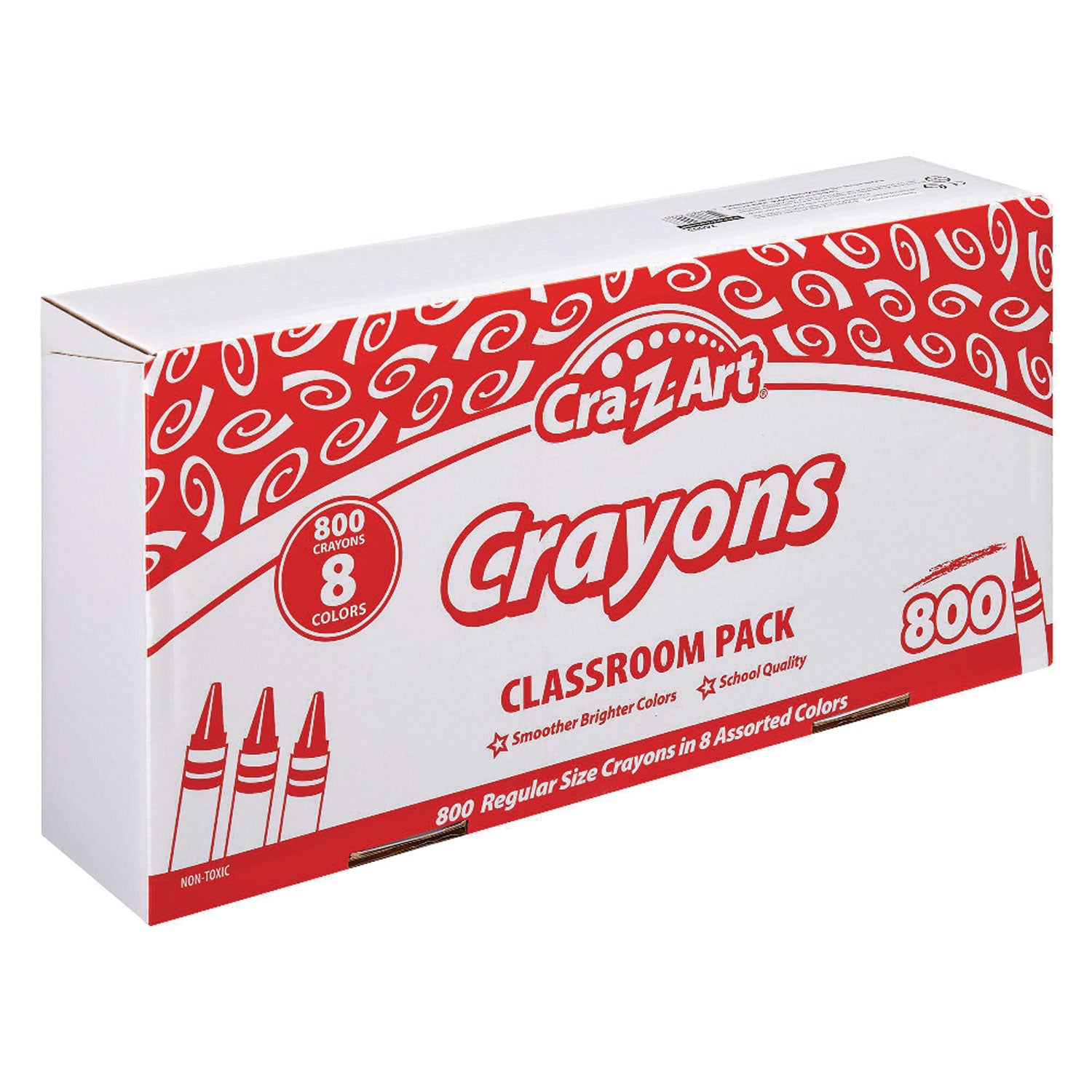 Crayons, 8 Assorted Colors, 800/Pack - 2