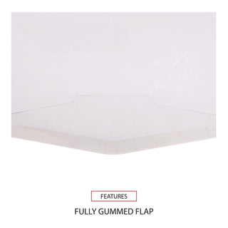Open-Side Business Envelope, 1 Window, #10, Commercial Flap, Gummed Closure, 4.13 x 9.5, White, 500/Box - 5