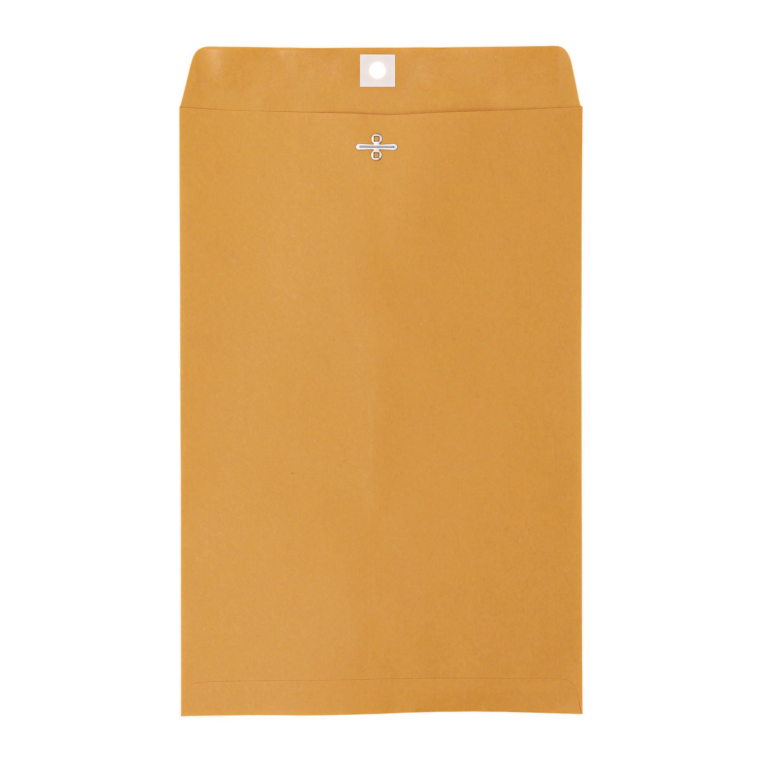 Kraft Clasp Envelope, #98, Square Flap, Clasp/Gummed Closure, 10 x 15, Brown Kraft, 100/Box - 8