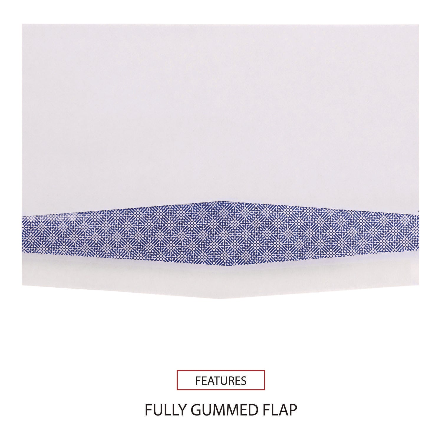 Double Window Business Envelope, #9, Commercial Flap, Gummed Closure, 3.88 x 8.88, White, 500/Box - 6