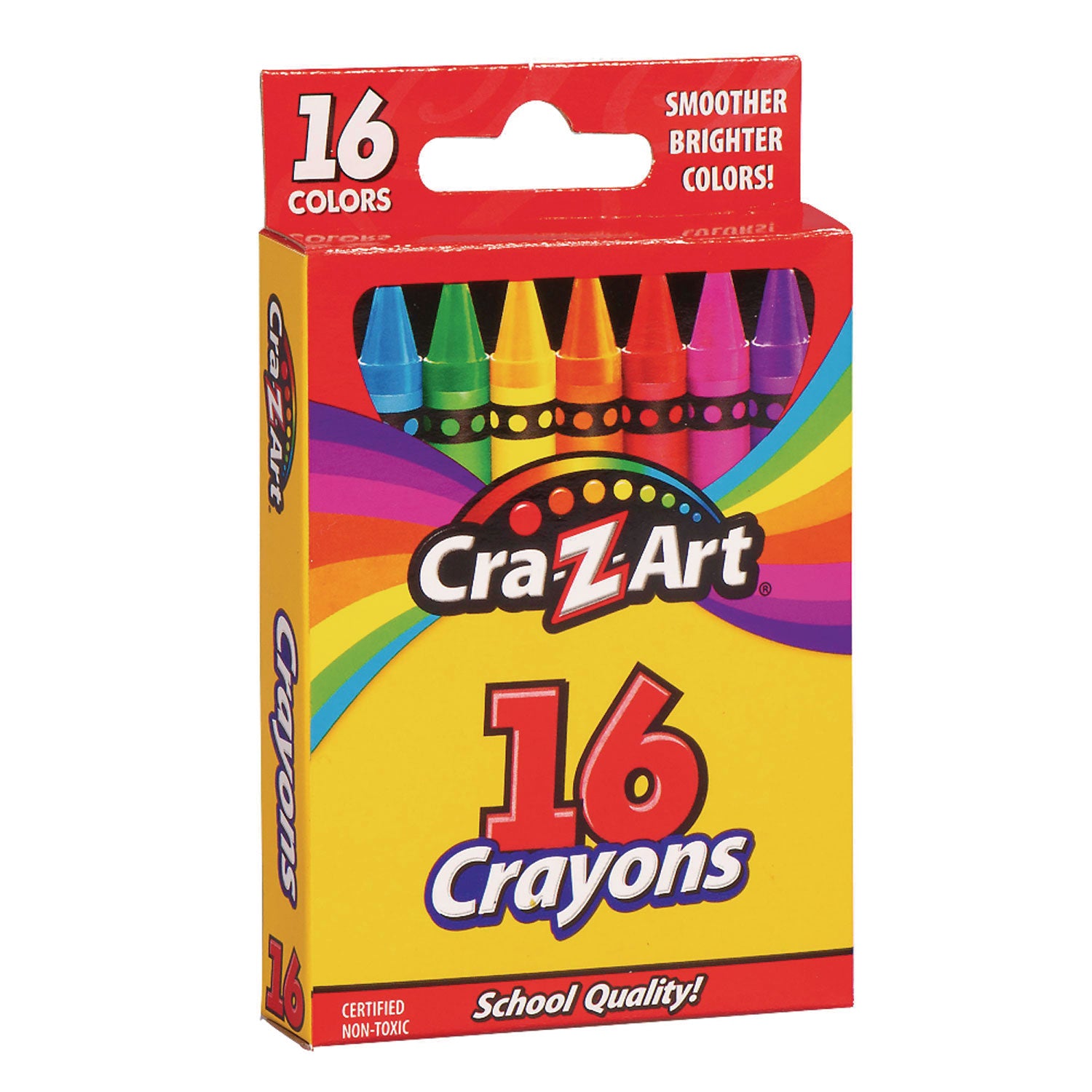 Crayons, 16 Assorted Colors, 16/Set - 3