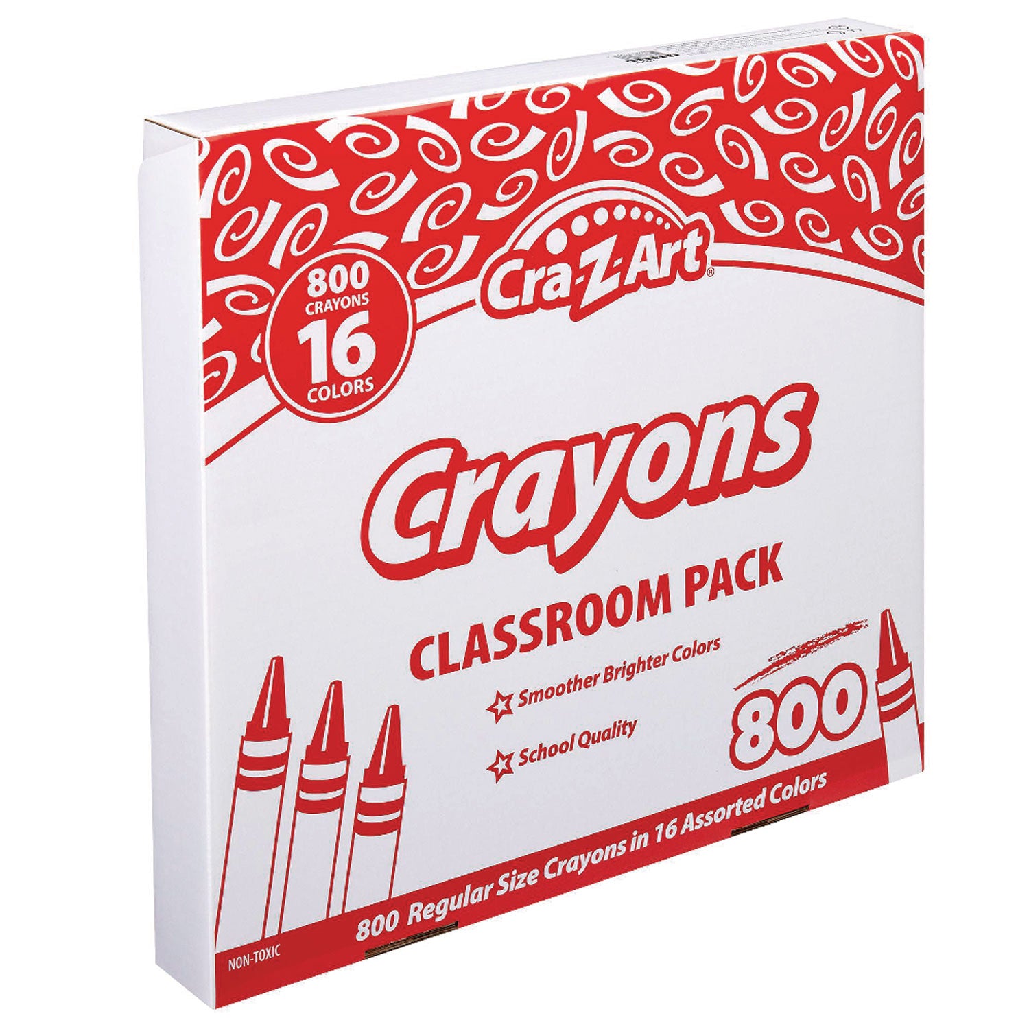 Crayons, 16 Assorted Colors, 800/Pack - 3