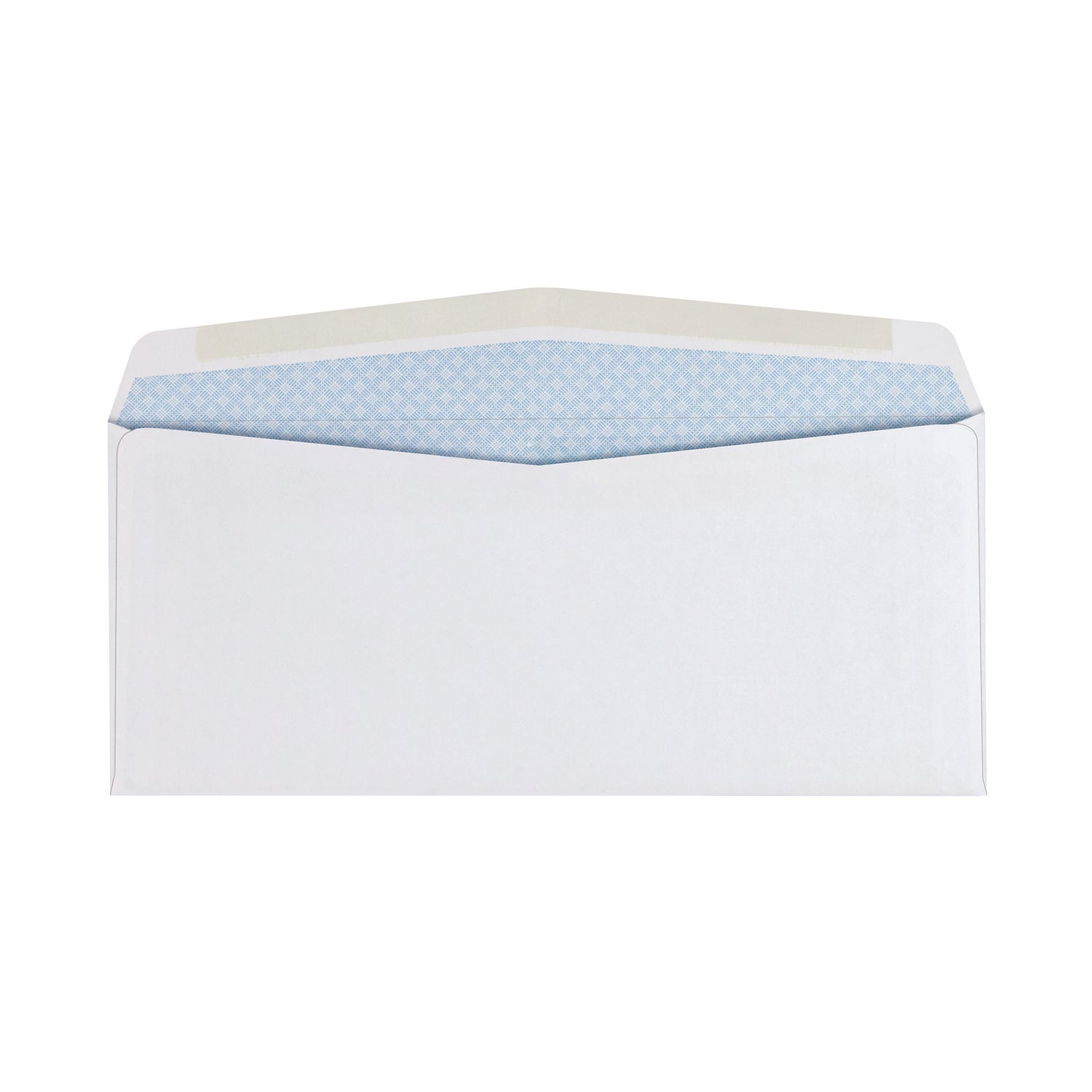 Double Window Security-Tinted Check Envelope, #10, Commercial Flap, Gummed Closure, 4.13 x 9.5, White, 500/Box