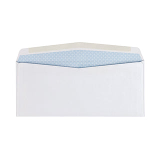 Double Window Security-Tinted Check Envelope, #10, Commercial Flap, Gummed Closure, 4.13 x 9.5, White, 500/Box