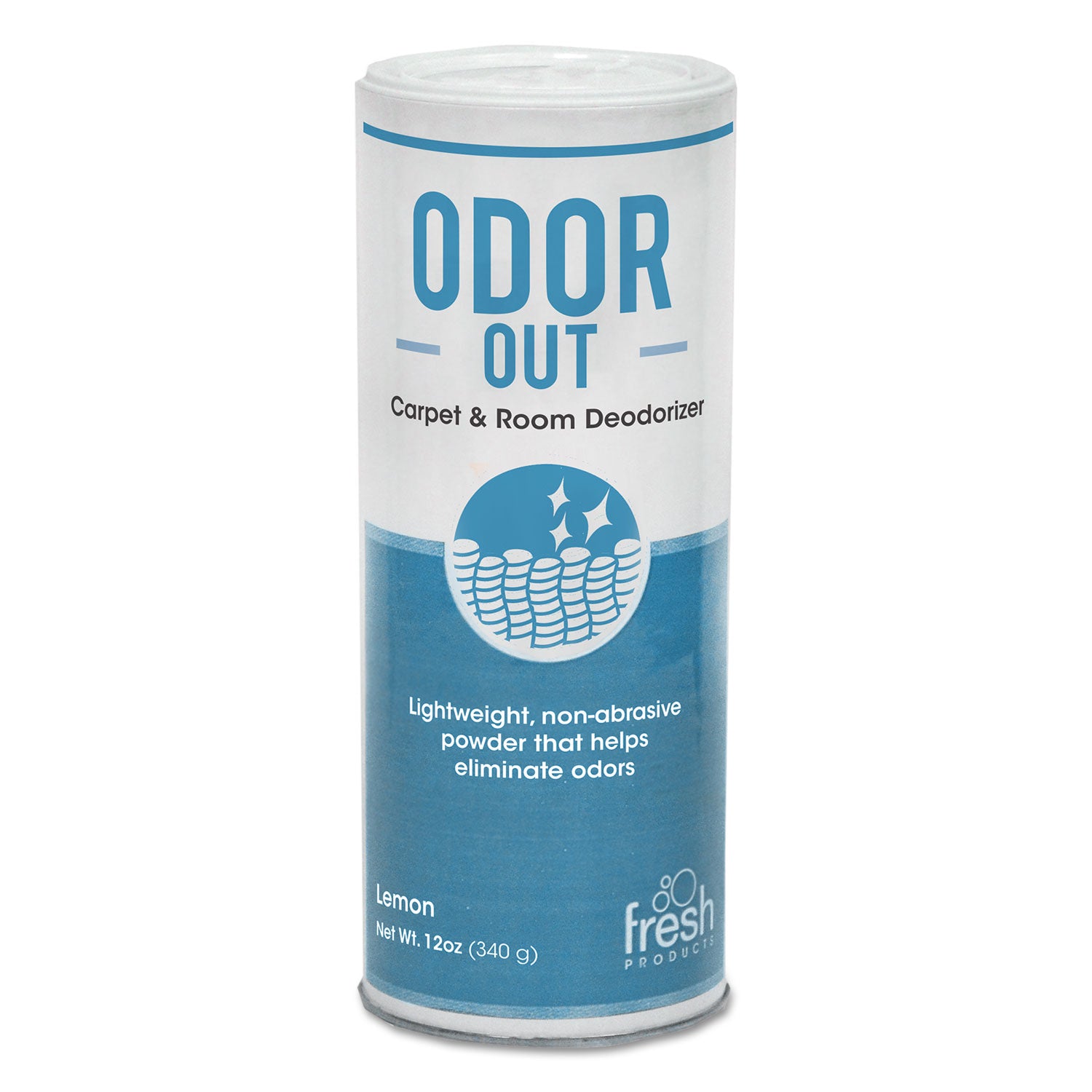 Odor-Out Rug/Room Deodorant, Lemon, 12 oz Shaker Can, 12/Box - 2