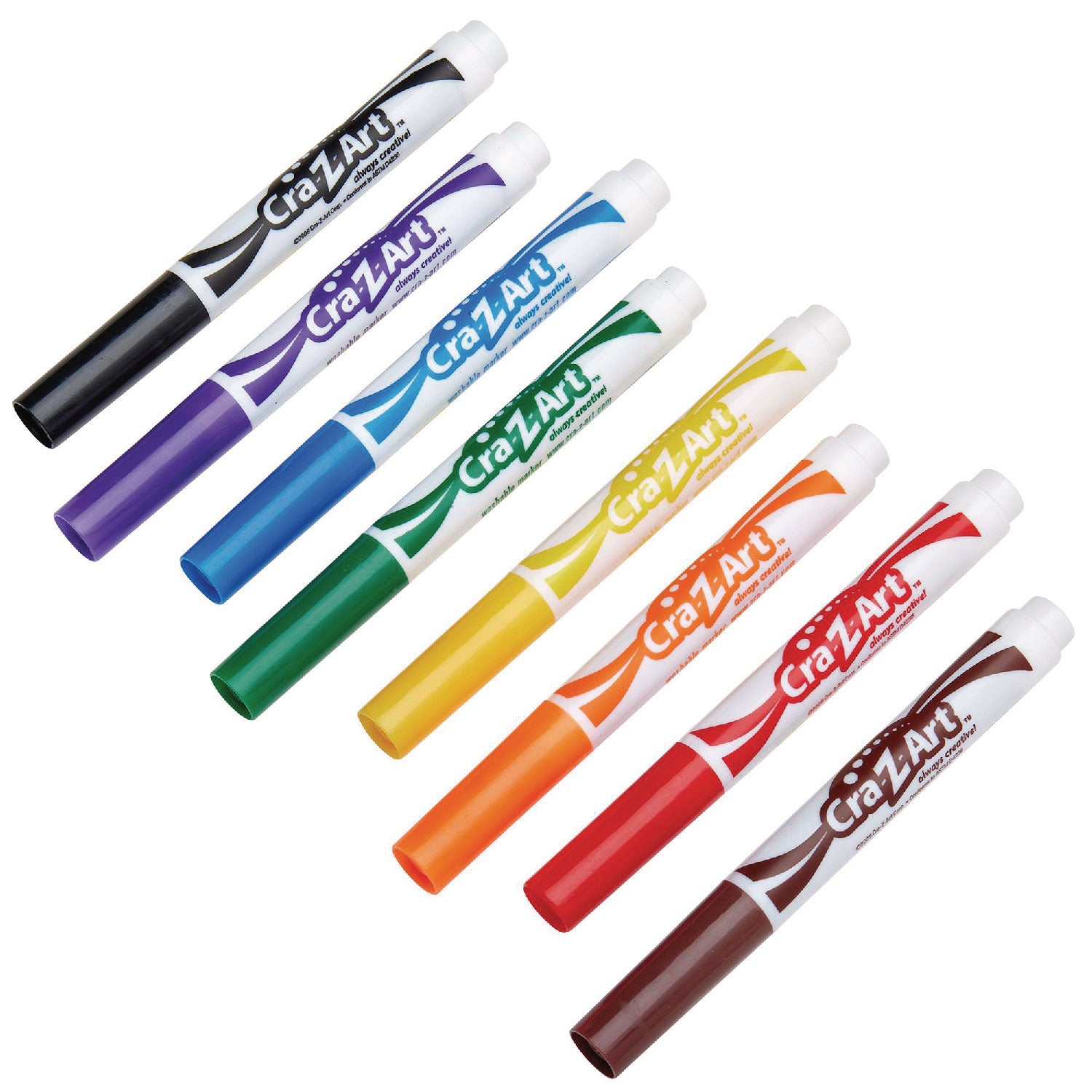 Super Washable Markers, Broad Bullet Tip, Assorted Colors, 8/Set - 4