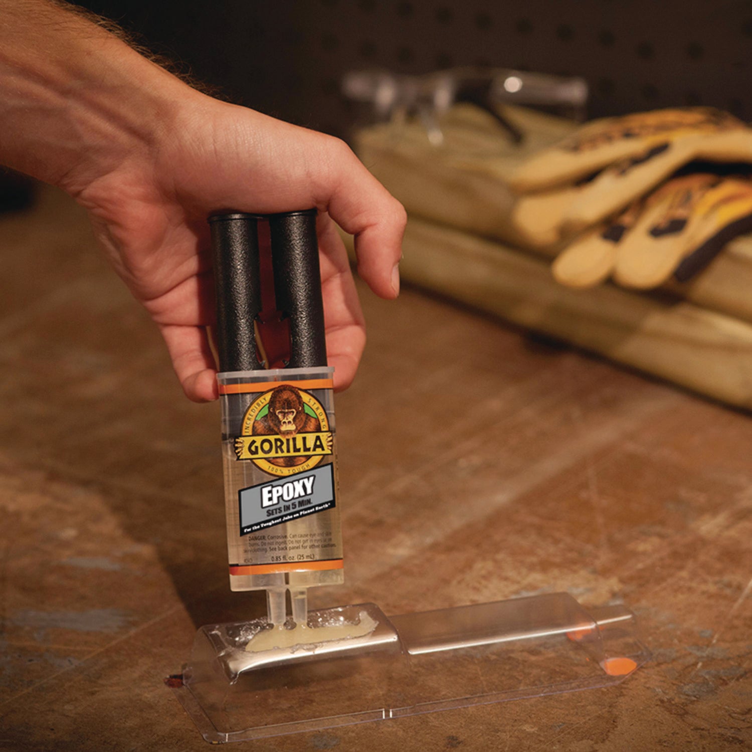 Gorilla Glue Epoxy Clear Glue - 0.85 oz - 1 Each - Clear