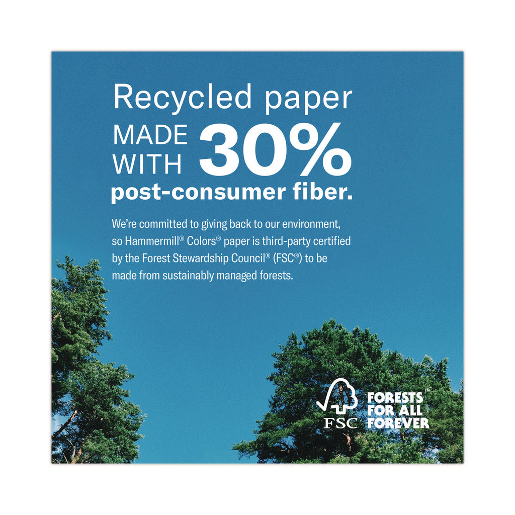 Colors Print Paper, 20lb, 8.5 X 14, Canary, 500/ream