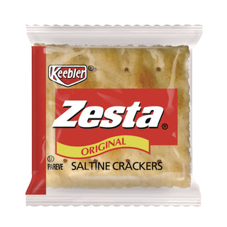 Zesta Saltine Crackers, 2 Crackers/Pack, 500 Packs/Carton