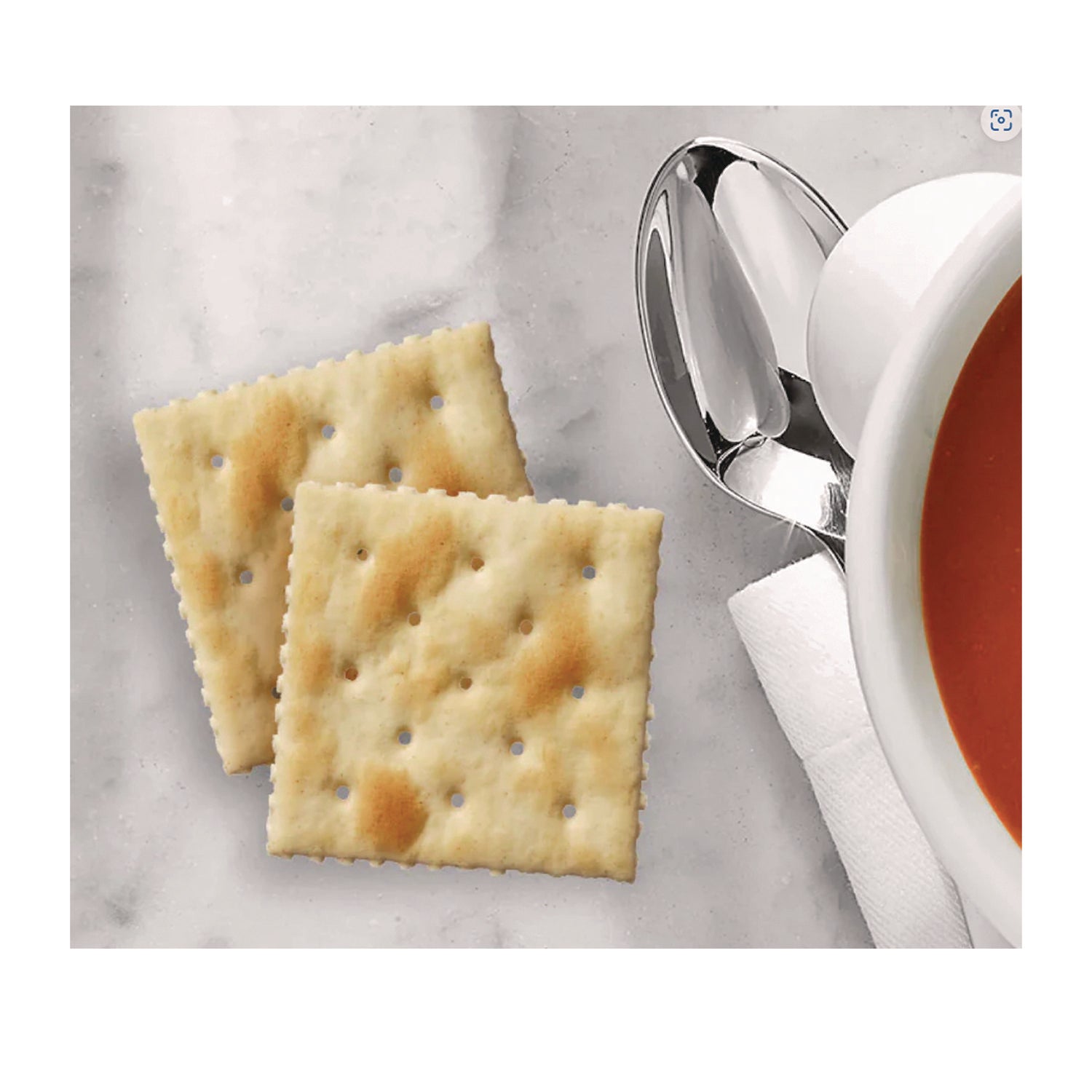 Zesta Saltine Crackers, 2 Crackers/Pack, 500 Packs/Carton - 2